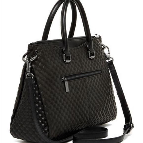 Charles Jourdan Macon Quilted Leather Satchel